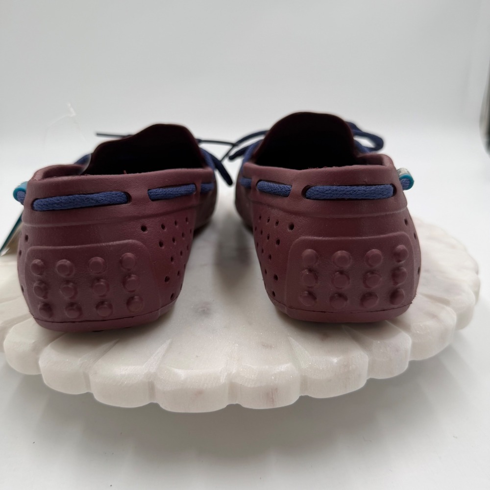 People Footwear Senna Mens 7 Burgundy EVA Driving Moccasin Loafers Shoes NEW - Picture 4 of 7